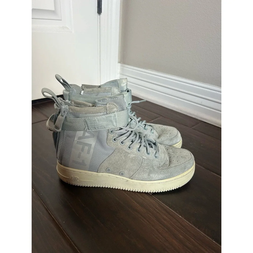 Women Nike SF Air Force 1 Mid Light Pumice Shoes  9